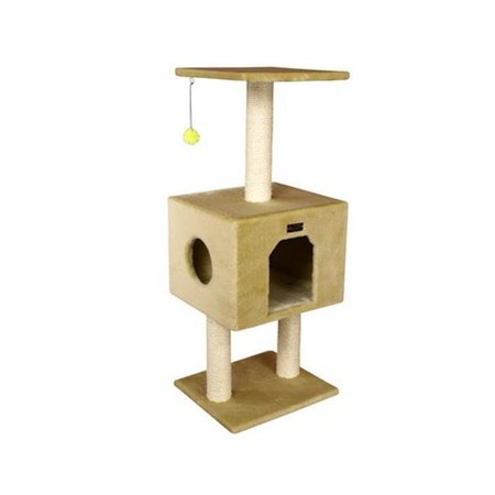 AEROMARK Aeromark A4201 Armarkat Classic Cat Tree 16 x 14 x 42 - Beige A4201